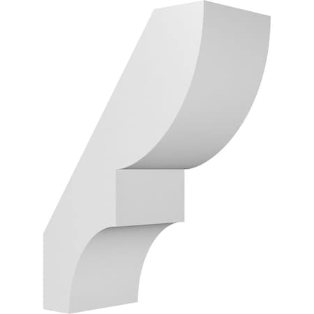 Ekena Millwork 5-in. W x 10-in. D x 14-in. H Ridgewood Architectural Grade PVC Knee Brace BRCP05X10X14RID